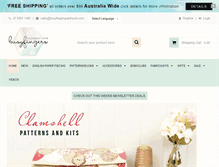 Tablet Screenshot of busyfingerspatchwork.com